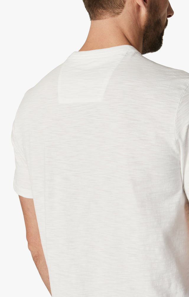 34 Heritage Slub Crew Neck T-Shirt White-Men's T-Shirts-Brooklyn-Vancouver-Yaletown-Canada
