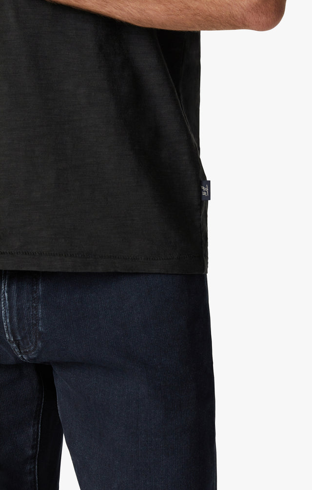 34 Heritage Slub Crew Neck Tshirt Black-Men's T-Shirts-Brooklyn-Vancouver-Yaletown-Canada