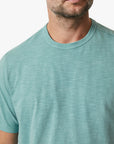 34 Heritage T-Shirt Slub Crew Neck - Iceberg Green-Men's T-Shirts-Brooklyn-Vancouver-Yaletown-Canada