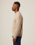 Peregrine Ford Crew Jumper - Oatmeal-Men's Sweaters-Brooklyn-Vancouver-Yaletown-Canada