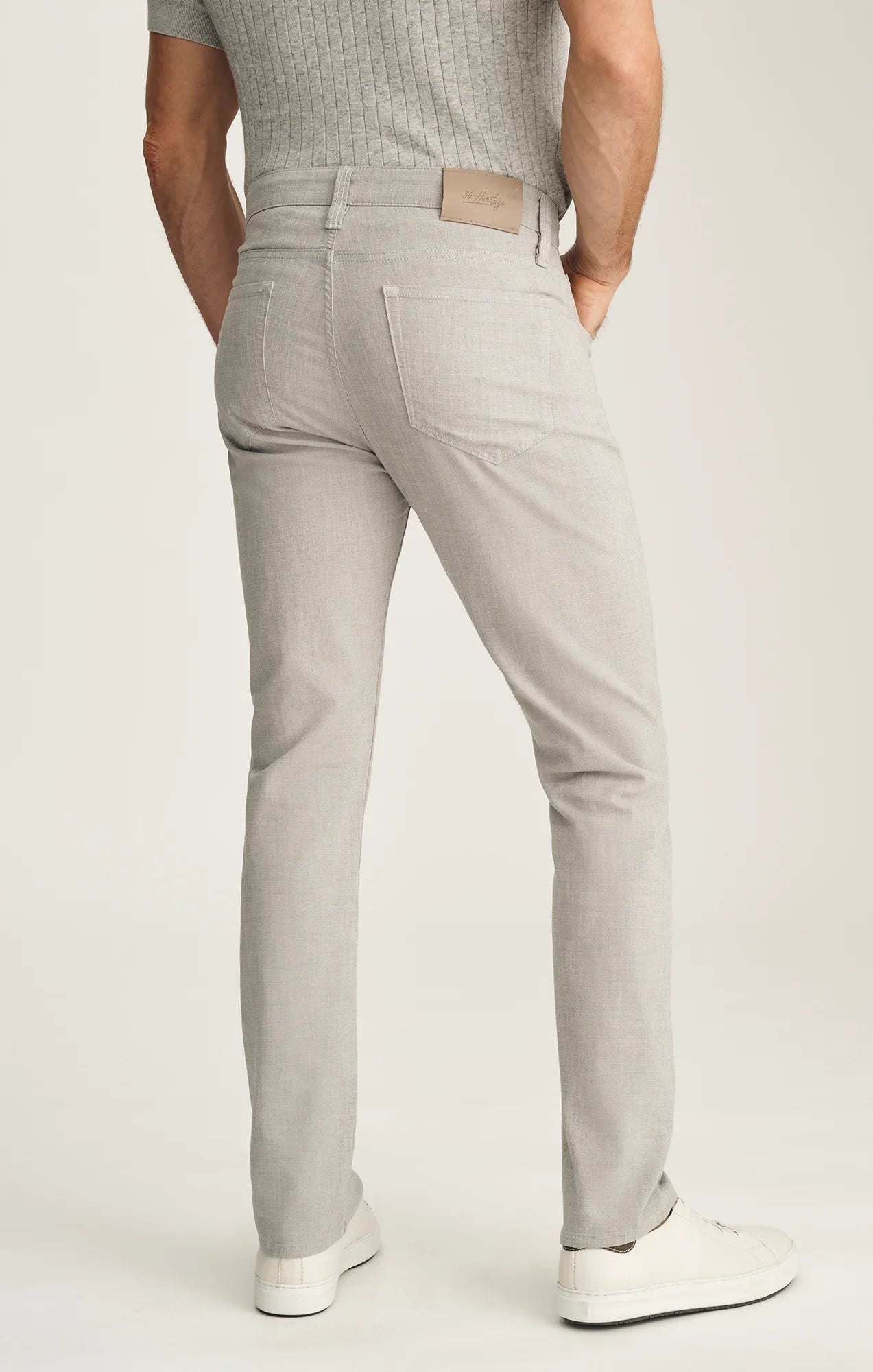 34 Heritage Courage Lt Grey Linen Luxe-Men's Pants-Brooklyn-Vancouver-Yaletown-Canada