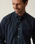 34 Heritage Shirt Luxe Twill - Dress Blues-Men's Shirts-Brooklyn-Vancouver-Yaletown-Canada