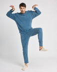 Pullin Jogging Loose - Plain Navy-Men's Pants-Brooklyn-Vancouver-Yaletown-Canada