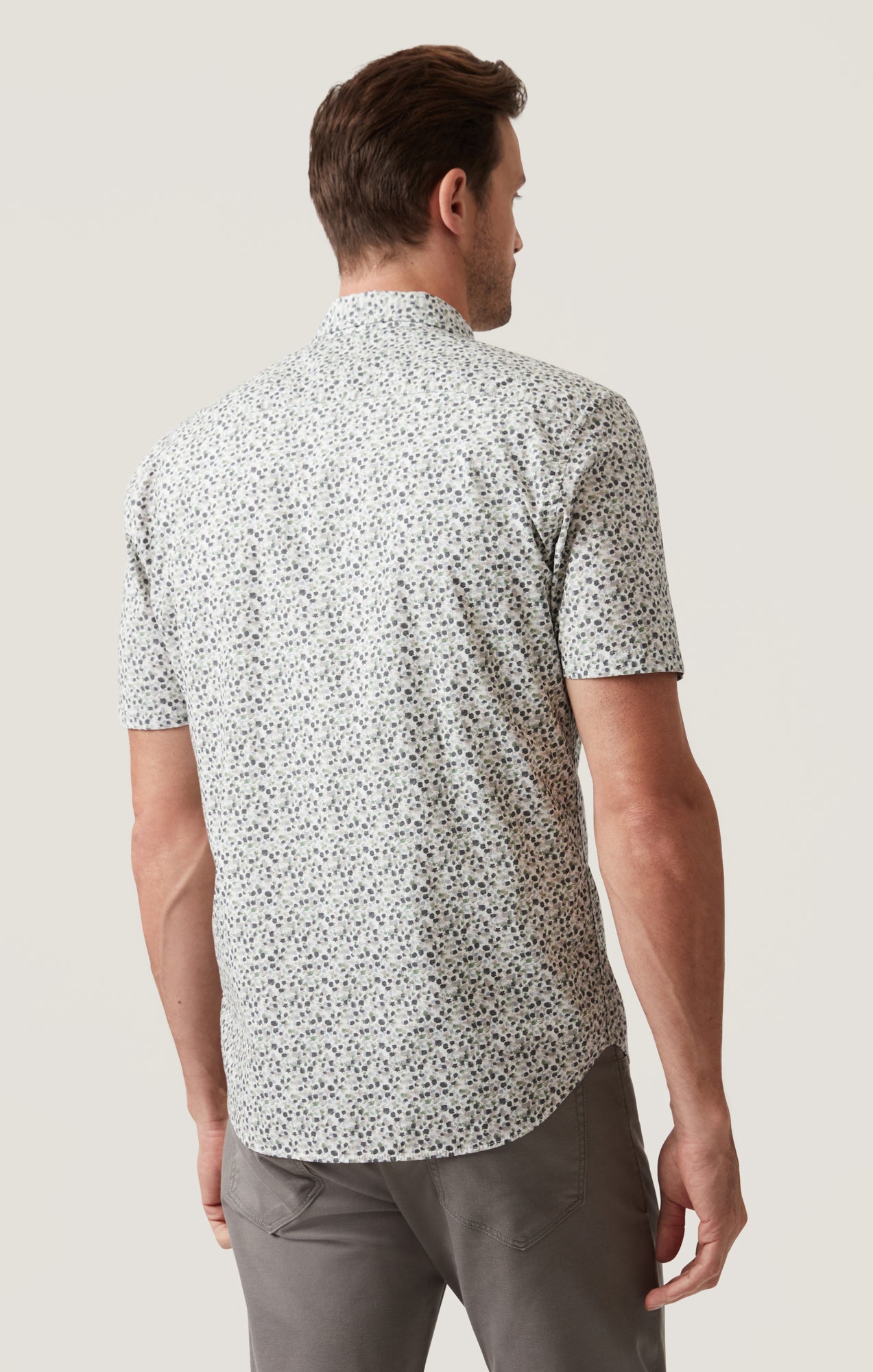 34 Heritage Grove Short Sleeve Shirt Olive-Men's Shirts-Brooklyn-Vancouver-Yaletown-Canada