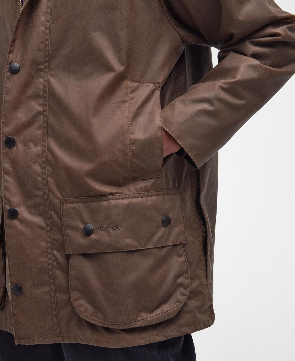 Barbour Beaufort Waxed Jacket - Bark-Men's Coats-Brooklyn-Vancouver-Yaletown-Canada