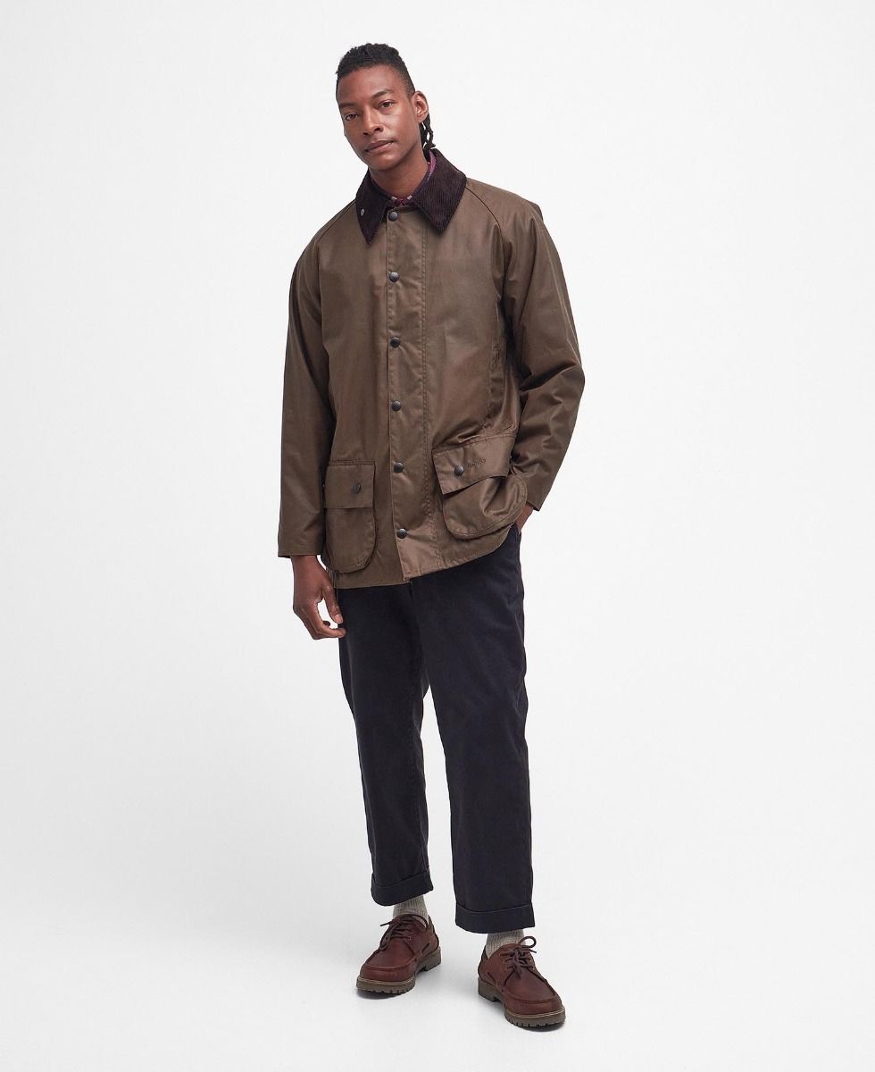 Barbour Beaufort Waxed Jacket - Bark-Men's Coats-Brooklyn-Vancouver-Yaletown-Canada