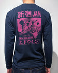 Edwin Long Sleeve Tee - Navy Punk Logo