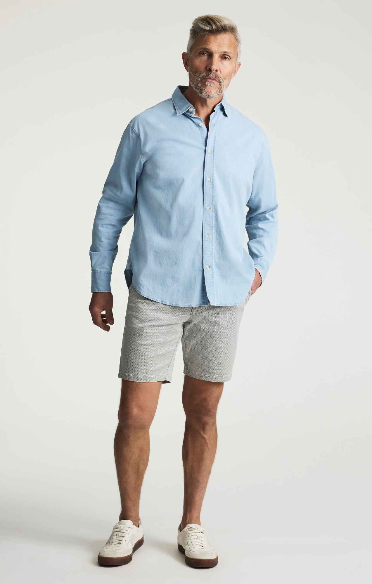34 Heritage Arizona Glacier Tie Print-Men's Shorts-Brooklyn-Vancouver-Yaletown-Canada