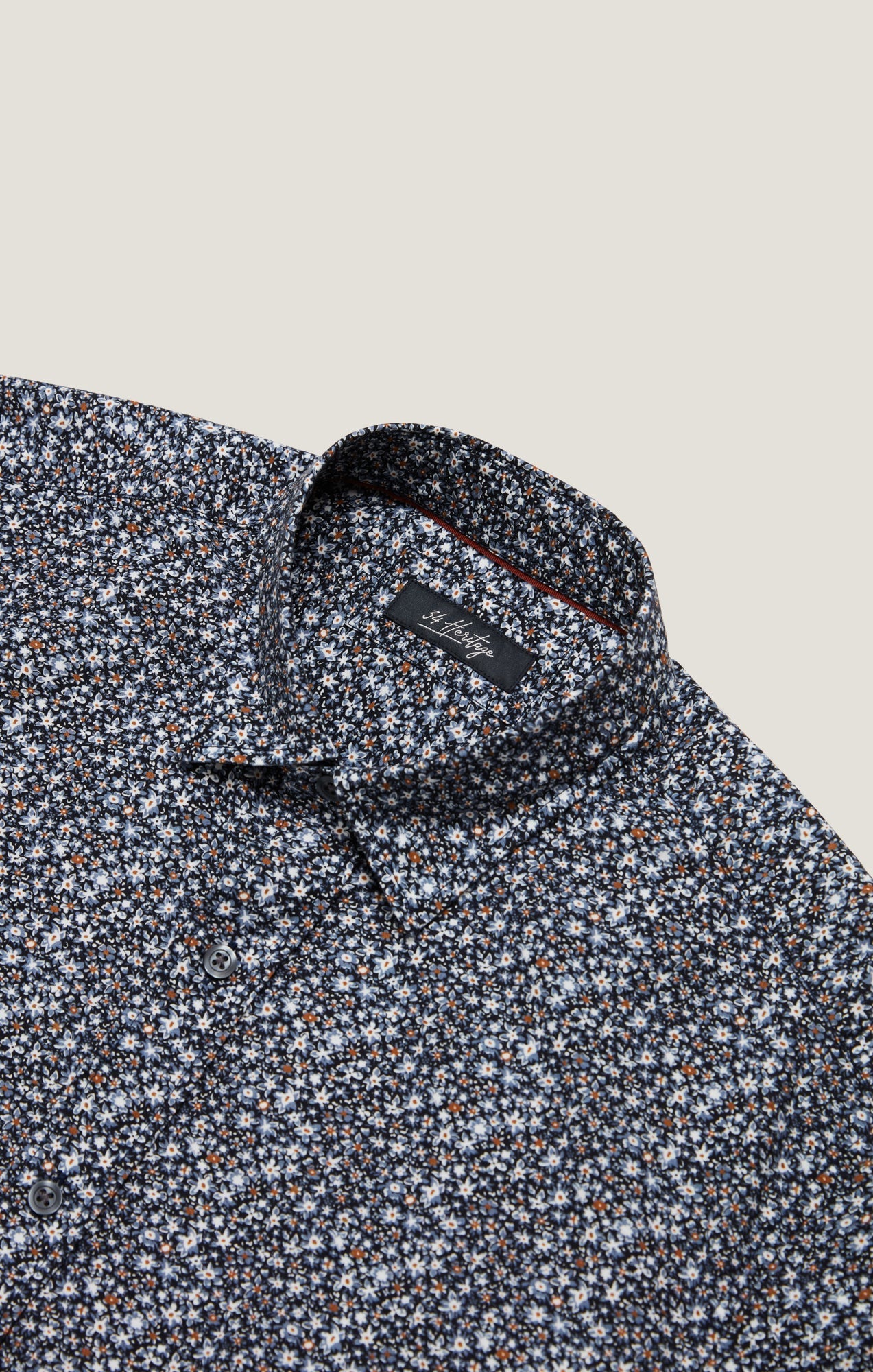 34 Heritage Field Short Sleeve Shirt Dark Navy-Men's Shirts-Brooklyn-Vancouver-Yaletown-Canada