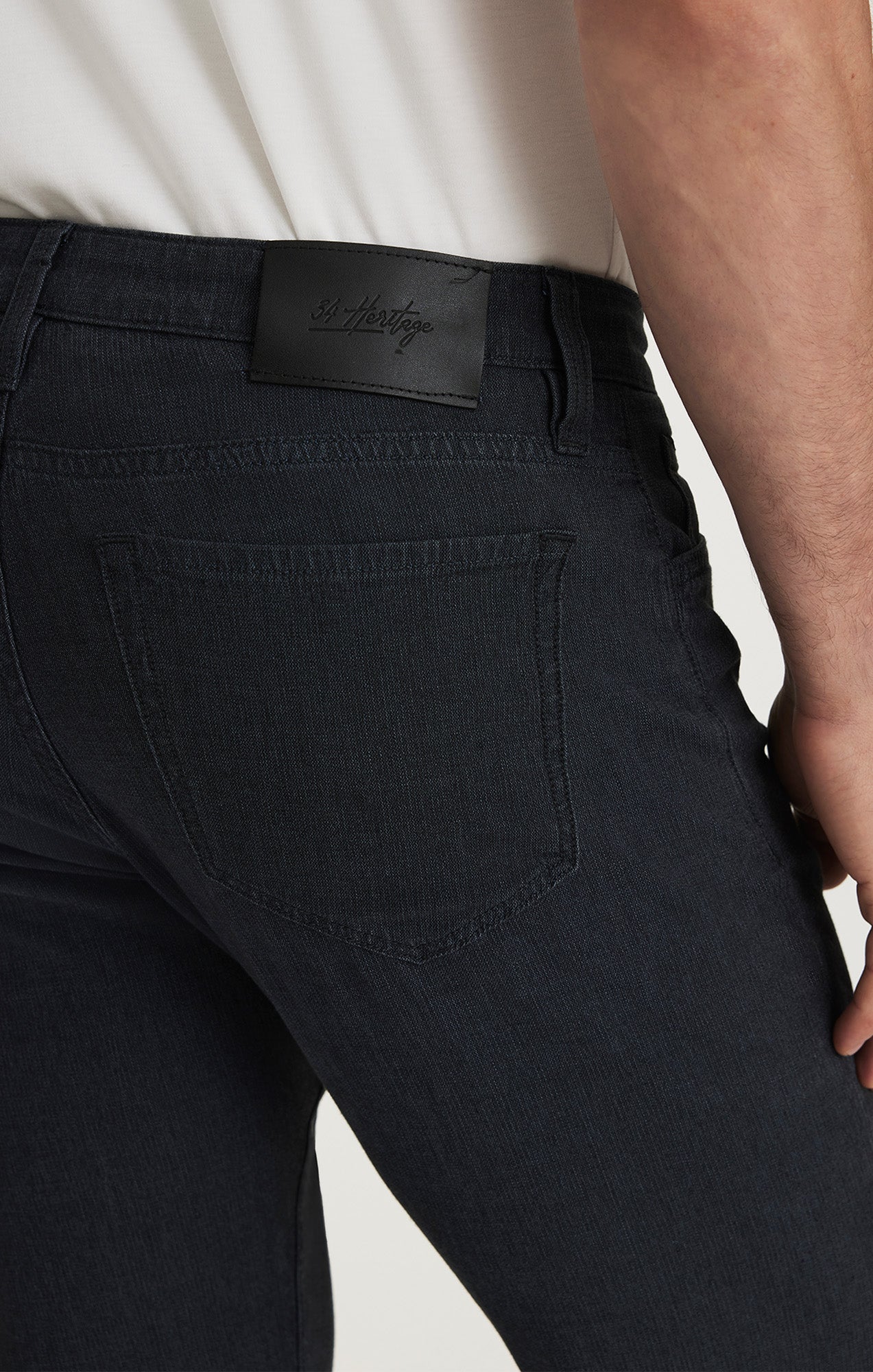 34 Heritage Courage Pant Navy Herringbone-Men&#39;s Pants-Brooklyn-Vancouver-Yaletown-Canada