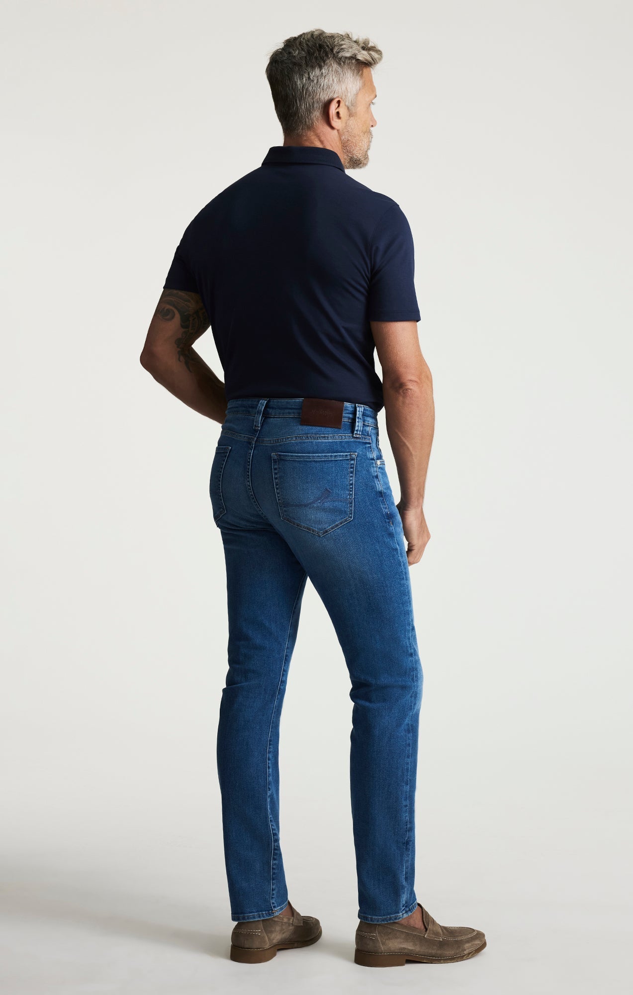 34 Heritage Courage Mid Brushed Aerodenim-Men's Pants-Brooklyn-Vancouver-Yaletown-Canada