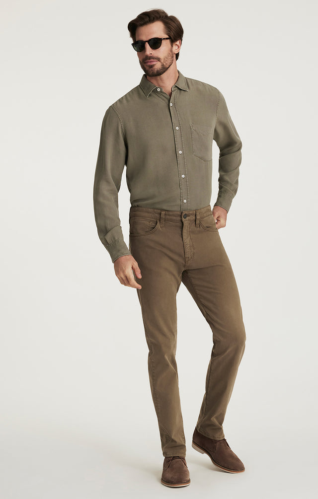 34 Heritage Courage Pant Lizard Green Twill-Men&#39;s Pants-Brooklyn-Vancouver-Yaletown-Canada